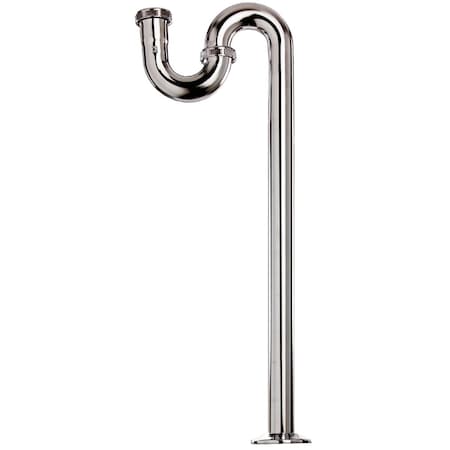 All-Source 1-1/2 In. x 20-1/2 In. Chrome-Plated S-Trap 332CK